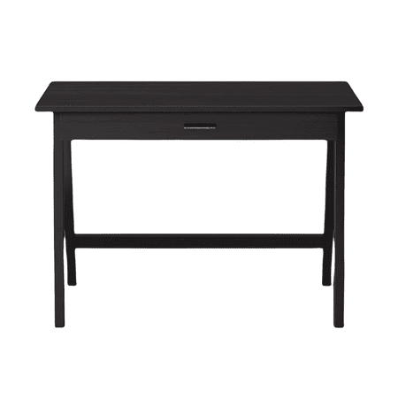 PROJECT 62 Paulo Wood Writing Desk with Drawer, Ebony