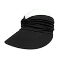 thumbnail image 1 of Sombrero para el sol para mujer, gorra con visera de playa con ala ancha para deportes, playa, golf, senderismo, gorra superior vacía para deportes al aire libre, 1 of 5