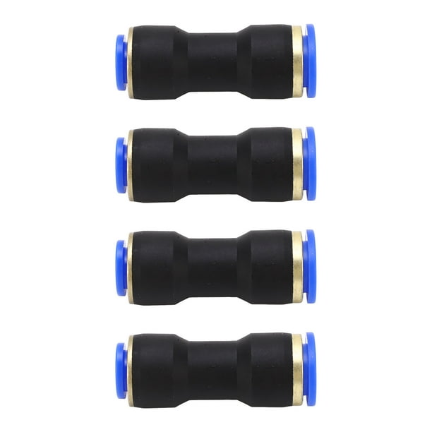 Straight Pneumatic Connector,4Pcs Straight Pneumatic Connector Pushto