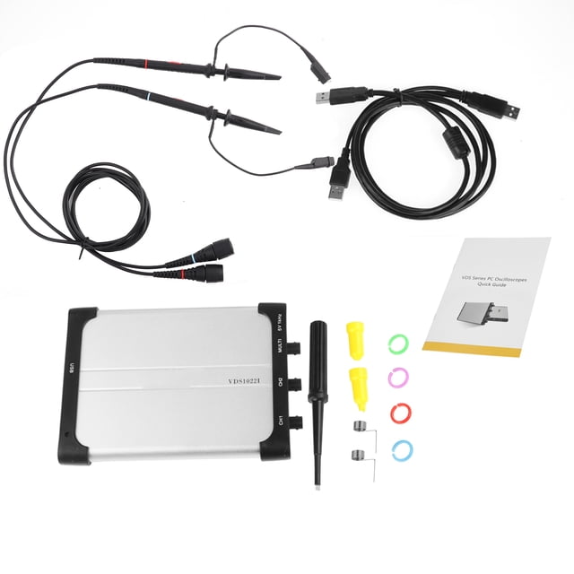 Osciloscopio de aislamiento USB virtual Nikou VDS1022I 100 MSa/s 25 M