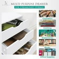 thumbnail image 5 of YSNW 7-Drawer Unit Craft Storage Cabinet Makeup Organization and Storage Drawers White, 5 of 10
