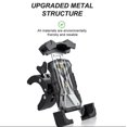 thumbnail image 4 of Soporte Móvil para Bicicleta, Soporte Universal para Móvil para Moto, Rotación 360° Antivibración para iPhone 12 Mini/12/11 Pro Max/XS/XR, Samsung S10/S9/S8, Huawei, Smartphones de 4,7-6,8 Pulgadas, G, 4 of 5