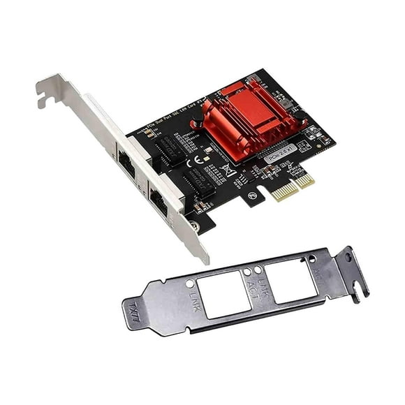 MERIGLARE Dual-port PCIe Gigabit Network Card 1000M for Freebsd Windows Windows Server