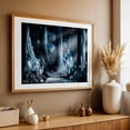 thumbnail image 4 of Toxic Forest - Illustration Oak Framed Wall Art Print 12 x 18 inches, 4 of 6