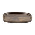 thumbnail image 2 of Oval Wooden Serving Tray Decorative Wooden Platter Recessed Catchall Storage Tray For Coffee Table Snacks Fruit Tea Room, 2 of 7