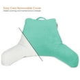 thumbnail image 3 of Nestl Reading Pillow for Kids & Teens, Bed Rest Pillows with Arms for Sitting in Bed, Shredded Memory Foam Small Backrest Support Pillow, Mint, 3 of 6