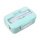 thumbnail image 1 of Boîte à lunch multi-compartiments écologique, portable, boîte à bento pour étudiants, maison, école, bureau, vert, 1 of 4