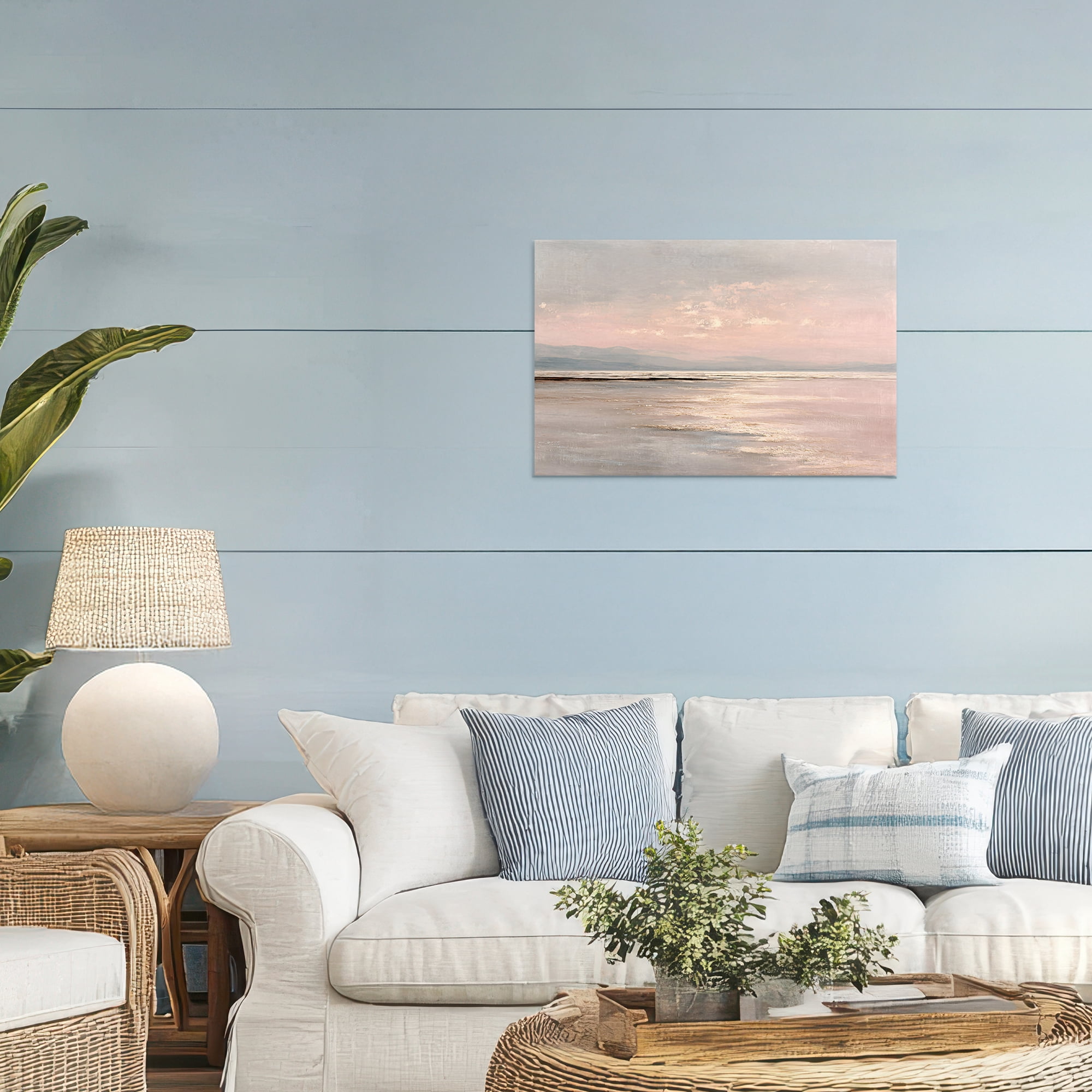 Stupell Industries Vast Blush Seascape Canvas Wall Art, design by Jacky Ngan
