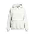 thumbnail image 7 of Hurxie Womens Oversized Hoodies Fleece Sweatshirts Long Sleeve Sweaters Pullover Fall Clothes with Pocket White,M, 7 of 7