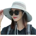thumbnail image 1 of Harhinhe Sombrero para el sol Sombrero para el sol UV para exteriores Sombrero para el sol - Sombrero de jardinería/jardín - Gorra de verano de ala ancha, pesca y viajes en la playa, 1 of 2