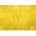 thumbnail image 1 of Ahgly Company Machine Washable Indoor Rectangle Solid Yellow Modern Area Rugs, 6' x 9', 1 of 4
