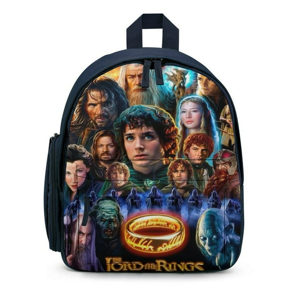 Lord of Ring Backpack for Men Women Small Backpack with Front Pocket