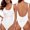 D104/White, variant on Afdoent One Piece Swimsuit Women Fashion Letter Print Swimsuit Bikini Swimwear Bathing Sleeveless Backless Swimsuit 2026 Summer Swimwear