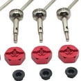 thumbnail image 3 of 4 Uds 88mm trasero Universal CVD de transmisión para 14 144001 12 124018 124019 camión coche o DIY rojo1 Hugo eje de transmisión del coche rc, 3 of 3