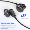 thumbnail image 3 of Auriculares con cable APETOO HiFi Stereo con micrófono de 3,5 mm, 3 of 7