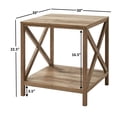 thumbnail image 3 of Mainstays Petite Table Champêtre, Chêne Resistée Rustique, 3 of 8