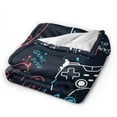 thumbnail image 2 of Kll Fleece Blanket Plush Throw Blanket Joystick Gamepad,Soft Fuzzy Cozy Flannel Blanket For Couch Sofa Bed.(40"X30"), 2 of 9