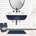 thumbnail image 3 of Reed, Tara 20x20 Black Modern Framed Museum Art Print Titled - Farmhouse Bath II navy-Sink, 3 of 5