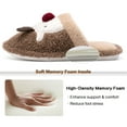 thumbnail image 4 of Ecetana Women's Christmas Fuzzy Cute Warm House Slippers Bedroom Indoor Shoes, 4 of 7