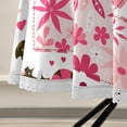 thumbnail image 5 of SKYSONIC Valentine's Day Pattern Round Tablecloth 60inch with Lace Indoor Wrinkle Free, Hearts Floral Spring Circular Table Cover Washable Farmhouse Tabletop for Kitchen Dining Decor, 5 of 7