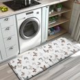thumbnail image 3 of White Butterfly Pattern Kitchen Rug Mat,Kitchen Runner Rugs Non Skid Washable,Decorative Kitchen Floor Mats for Kitchen,Sink,Laundry,17"x47.2", 3 of 7