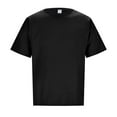 thumbnail image 3 of Men's Linen Short Sleeve Crew Neck Tee Party Fashion Beach Top Comfortable Casual Wear for Men, 3 of 8