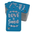thumbnail image 1 of Inkdotpot Rose Gold Foil Paper Hang Tags Love Is Sweet Wedding Favor Tags 100 Pack, 1 of 6