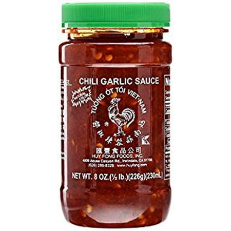 Huy Fong Chili Garlic Sauce  8 oz (Best Chili Garlic Sauce)