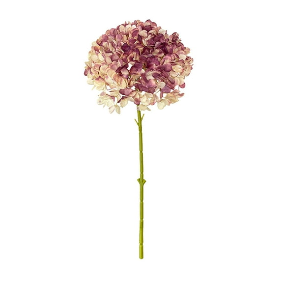 Deeceymbur Autumn Hydrangea Artificial Silk Flower Singles Cane for Home Decor Wedding Craft Field Oil Painting Style