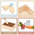 thumbnail image 4 of Set de juego de jardinería Montessori de madera KizKnows, 16 piezas, 4 of 9