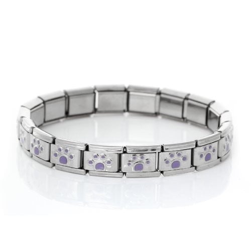 Sexy Sparkles Fashion Jewelry Starter Italian Charm 18 Link Bracelet