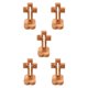 thumbnail image 3 of Matsuzay Wooden Cross Ornament Collectible Figurines for Church Decor Home Type2 NO2, 3 of 6