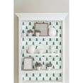 thumbnail image 4 of NextWall  Plaid Pines Peel and Stick Wallpaper Evergreen & Metallic Silver, 4 of 5