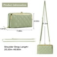 thumbnail image 6 of FALAN MULE Crossbody Bags for Women Cell Phone Wallet Purses Trendy Vegan Leather Handbags with Adjustable Shoulder Strap, 6 of 7