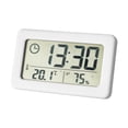 thumbnail image 1 of Matsuzay Despertador digital Temperatura interior Colgando Hogar Escritorio Sala de estudio Decoración del hogar blanco, 1 of 1