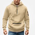 thumbnail image 3 of Piuwrlz Fall Winter Hoodies Pullover Boys with Pockets Warm Casual Hood Sweatshirts Khaki Size 15 Years, 3 of 8