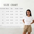 thumbnail image 2 of Women's A-Line Shorts with Zipper and Button Closure, Solid Color Casual Shorts, 2 of 5