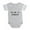 Heather Gray, variant on CafePress - FIN Kiss Me Crunchy - Cute Infant Baby Football Bodysuit