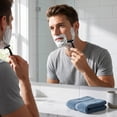 thumbnail image 4 of Stcellnmex Disposable Razors Twin Blade Stainless Steel Shaving Razors with Safety Cap Portable for Hotel Travel Emergency Hygiene Men Women 10 Pcs, 4 of 6