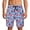 Flag Blue, variant on Mens Swim Trunks Quick Dry Beach Board Shorts with Pockets Mesh Lining Beach Swimwear