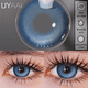 thumbnail image 1 of UYAAI 1 par de lentes de contacto de color para ojos Lentes con dioptrías Lentes de miopía Lentes de contacto verdes Lentes azules Lentes de Halloween, 1 of 5