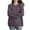 Gray, variant on Women's Sweater Cozy Knit Crewneck Pullover Long Sleever Ribbed Cuff Hem Top Beige M