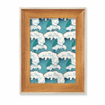 thumbnail image 1 of Japanese Ukiyoe Classical Pattern Wave Desktop Wooden Photo Frame Display Picture Art Painting Multiple Sets, 1 of 3