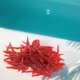 thumbnail image 5 of 50/100 Uds cebo de pesca señuelos de gusano suave rojo para trucha lubina de agua dulce y salada, 5 of 5