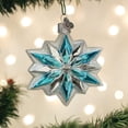 thumbnail image 2 of Old World Christmas Snowflake Glass Blown Ornament for Christmas Tree, 2 of 5