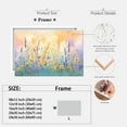 thumbnail image 2 of Butterflies and Wildflowers Meadow Poster Canvas Print Vintage Floral Landscape Wall Art Aesthetic Room Decoration Set For Home Bedroom Dorm Bathroom Wall Decor Framed, 2 of 6