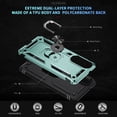 thumbnail image 6 of Dteck Case for Samsung Galaxy S25 Edge,Military Grade Drop Impact Case 360 Metal Rotating Ring Kickstand Holder Armor Heavy Duty Shockproof Cover for Galaxy S25 Edge,Darkgreen, 6 of 7