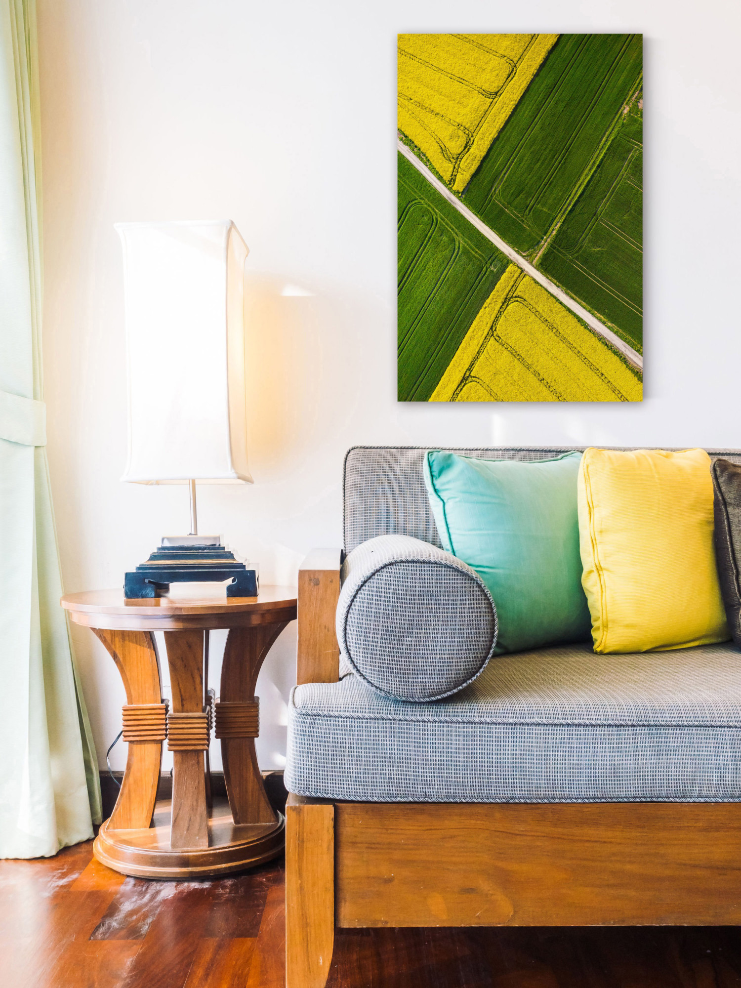 Marmont Hill "Through the Fields" Painting Print on Wrapped Canvas