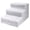 White, variant on Pefilos Non-Slip 3 Tiers Plastic Dog Ramp/Ladder, Dog Stairs and Steps for Small Dogs Cats, Best for Small Animals,Doggy,Kitty, White