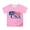 Pink, variant on Graphic Tees for Girls: Short Sleeve Crewneck Tops 5-14 Years Comfortable & Casual for Everyday Wear & Summer Parties